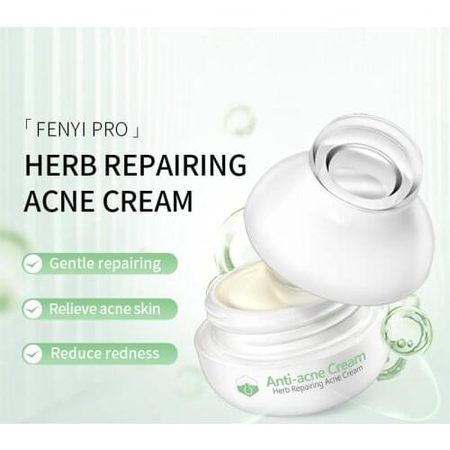 Effective Anti-Acne Cream Acne Treatment Fade Acne Spots Oil Control Shrink Pores Whitening Moisturizing Acne Cream Skin Care 8g