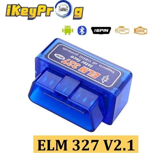 ELM327 V2.1 BT Scanner OBD2 Bluetooth Adapter ELM327 V2.1 Bluetooth OBDII Car Diagnostic Code Reader