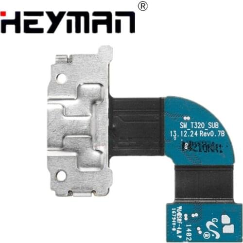 Heyman Flex Cable For Samsung Galaxy Tab Pro 8.4 SM-T320 Charging Port Flat Cable Ribbon Replacement parts Rev0.78