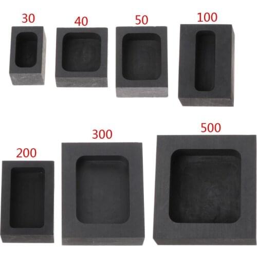 1 PC Graphite Ingot Bar Mold Mould Crucible for Melting Gold Casting Refining