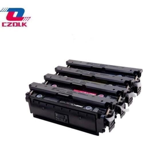 1set X New compatible 508A CF360A Toner Cartridges for Hp M553DN M553N M553X M552DN 1set=4pcs（kmcy