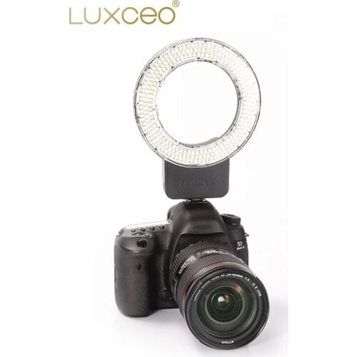 LUXCEO P01 Ring Light On-camera Light Soft Light Selfie Light Ring for Camera Tripod Video Photography studio Light