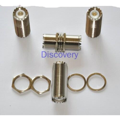M Female to M Female Screw Nut Adapter, Walkie-talkie Radio Butt Joint, Repeater Feeder Extension Head