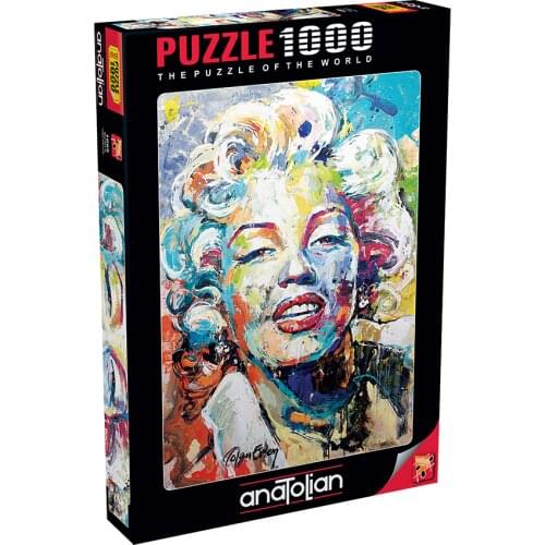 Marilyn 2 1000 Piece Jigsaw Puzzle Paper Jigsaw Puzzle Educational Mind ZekaOyun Holiday Decoration Table Gift 48x66 Cm Vertical