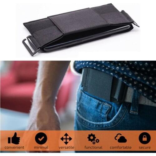 Minimalist Invisible Wallet Fashion Cool Mini Bag Key Card Phone Practical New Outdoor Ultra Thin Bag Waist Bag