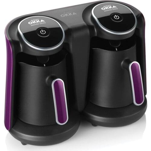 My desire Whopping Minio automatic two coffee pot turkish coffee machine single at 8 cup capacity washable coffee pot-Damson