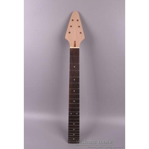 Electric guitar neck Replacement arrow Head Fretboard 22 fret 24.75" Truss Rod