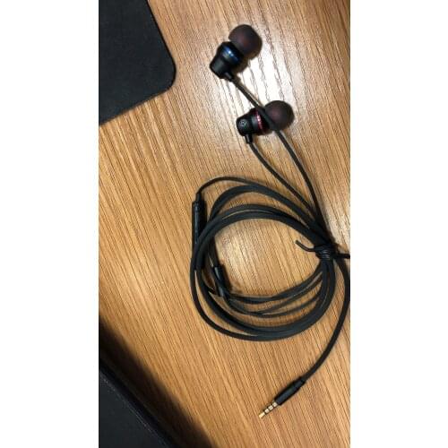 Grinding Aluminum Alloy Earphone Headsets With Built-in Microphone 3.5mm In-Ear Wired Earphone For all phone with 3.5mm jack