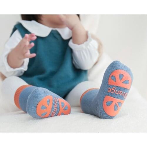 3Pcs 0 to 5 Yrs Cotton Children Anti-slip Socks For Boys Girl Low Cut Floor Kid Sock With Rubber Four Season Newborn Socks