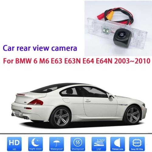 Parking lot rear View Camera For BMW 6 M6 E63 E63N E64 E64N 2003~2010 CCD full HD Night Vision Camera