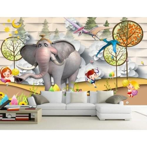 Custom Wallpaper 3D Beautiful cartoon Mural Childrens Room restaurant Room Bedroom living room Decoration Poster Wall Painting