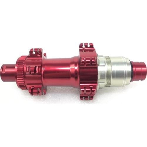 Powerway PFH-CT31 Road disc and MTB XC AM Alloy straight pull CT31 rear hub O.L.D 12 x 142mm thru 24 28 holes black red