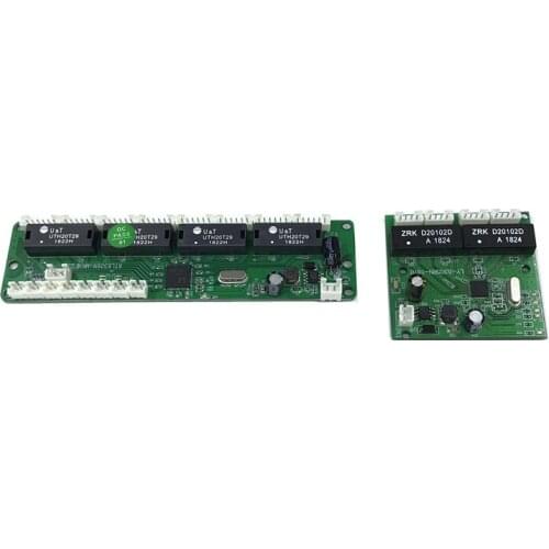 Industrial grade 10/100Mbps wide temperature low power 8 port wiring splitter mini pin typeFor camera access control and bus use