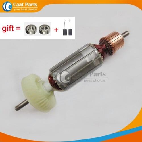 AC220V-240V Armature Rotor for Bosch GWS14-150C GWS14-125CIT GWS14-125INOX GRB14-CE GWS14-CE GWS14-150CI GWS14-125CIT