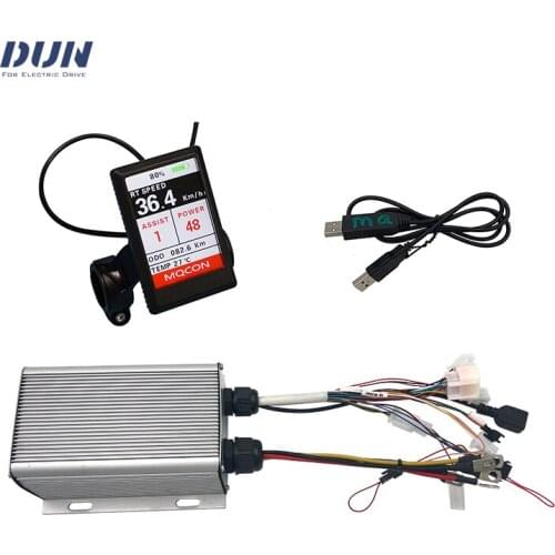 Sabvoton SVMC7245 48V-72V 1KW 45A E-Bike Convenient BLDC Motor Controller with TFT LCD Color Display