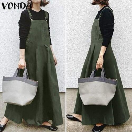 VONDA Linen Summer Dresses