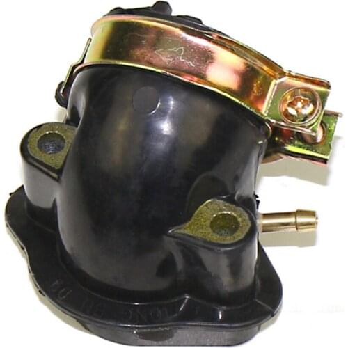 1PC Carburetor Carb Intake Manifold Pipe Moped Scooter Replacement Power Tool Accessories Fit for GY6 125 150cc 1 tube / 2 tube