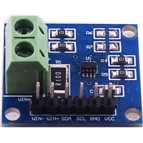 10pcs INA219 Bidirectional DC Power Supply Sensor SOT23 Breakout Module DIY 3V-5V IIC I2C Power Monitoring Sensor Module