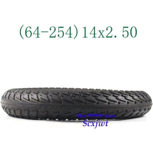 2019 Hot Sale High Performance 14*2.50 (64-254) Electric Vehicle Wheel Tyre Inner and Outer Tire 14x2.50 Tube Tyre