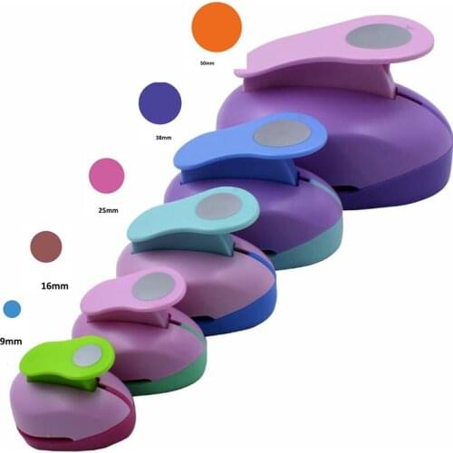 4pcs/set Cute Paper Scrapbooking Cutter Embossing Paper Shaper Cutter Cards Round Hole Punch Handmade Cards Making Supplies