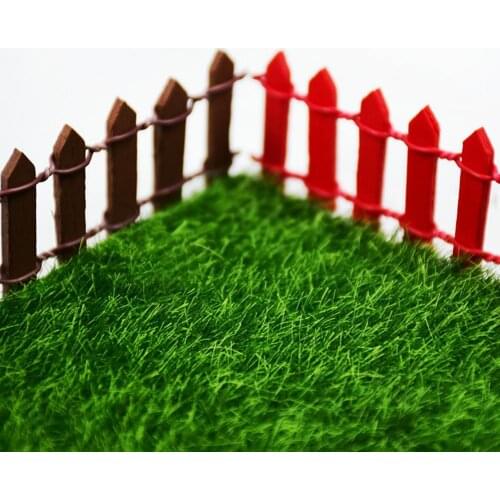 80%HOTWooden Fence Decorative Landscape Bonsai Decor Multi-Color Succulent Garden Barrier for Park