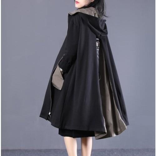 Acacia Person Women's Hooded Trench Coats