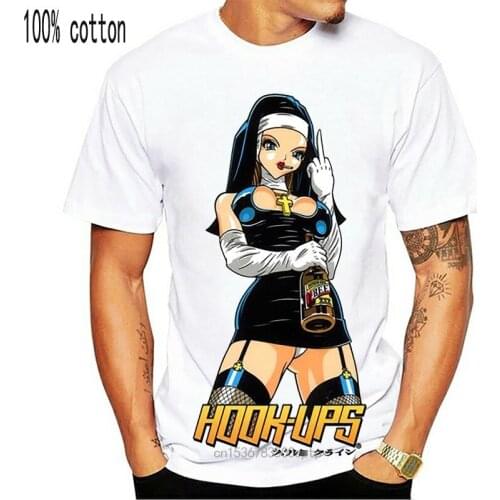 Evil Nun Hookups Tee Hook-Ups Black T-shirt Size S-3XL Mens(1)