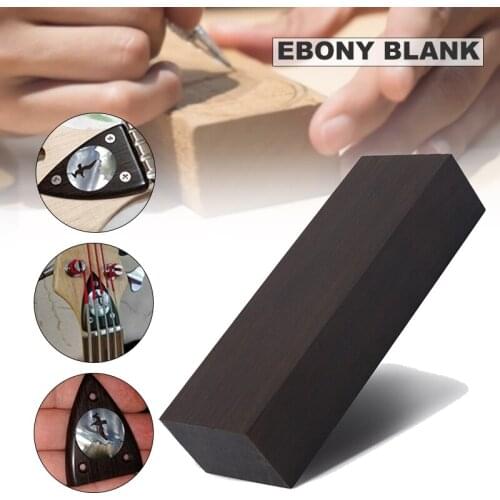 Ebony Lumber DIY Material for Music Instruments Tools Multi-purpose Handicraft Wood for Paperweight ALS88