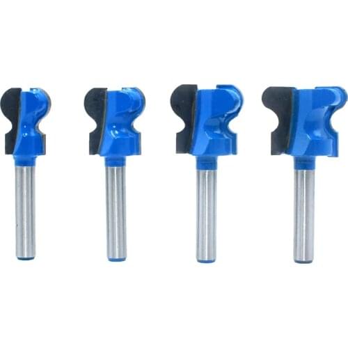 6mm 1/4" Shank 6.35mm Double Finger Router Bits for Wood Milling Cutter Industrial Grade Bit Woodworking Tools MC01160