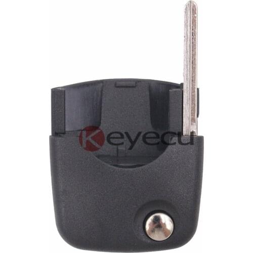 KEYECUReplacement Folding Remote Key Head Uncut With Transponder Chip ID48 for A2 A3 A4 A6 A8 Cabrio RS6 S3 S4 S6 S8 TT