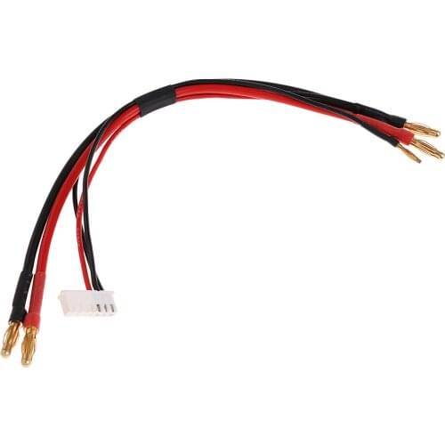 Male 4mm Banana Connector Plug Adapter Lead Battery Charge Cable 14 AWG RC Models DIY Accessories