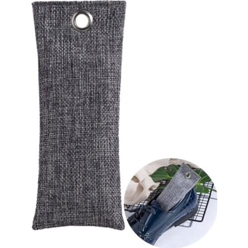 Bamboo Charcoal Air Purifying Bag 75G Activated Charcoal Odor Absorber Air Freshener for Home Shoes Car Closet Odor Elimina