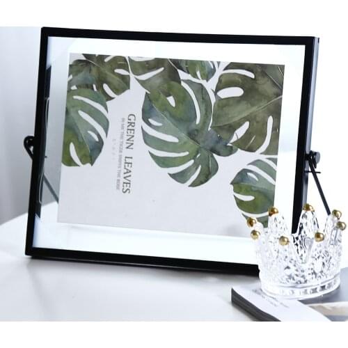 Metal Painting Picture Poster Frame Nordic Gold DIY Wall Photo Cube Contracted Frame Baby A4 Poster Black Family Decorate Frame