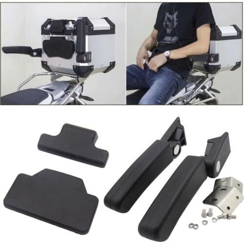 New F800GS Rear Box Passenger Armrest + Back Pad Rear Saddlebag Trunk Sticker for BMW F 800 GS ADV / R 1200 GS Adv