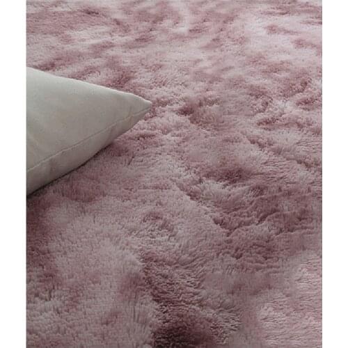 160*200 Cm Non-Slip Carpet For Living Room Hallway Soft Bedroom Floor Mat Gradient Color Fluffy Area Rug Home Decoration Mat