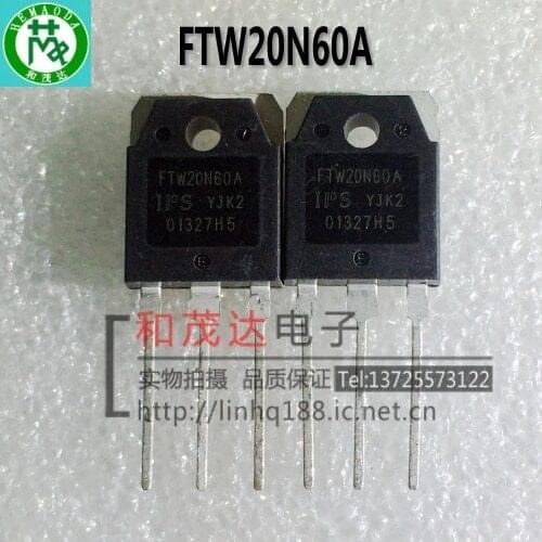 Original New 5PCS/ FTW20N60A 600V 20A IPS TO-3P
