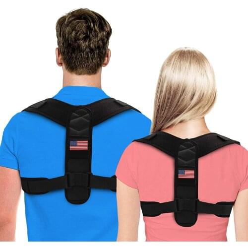 Brace Support Belt Adjustable Back Posture Corrector Clavicle Spine Back Shoulder Lumbar Posture Correction Back Trainer