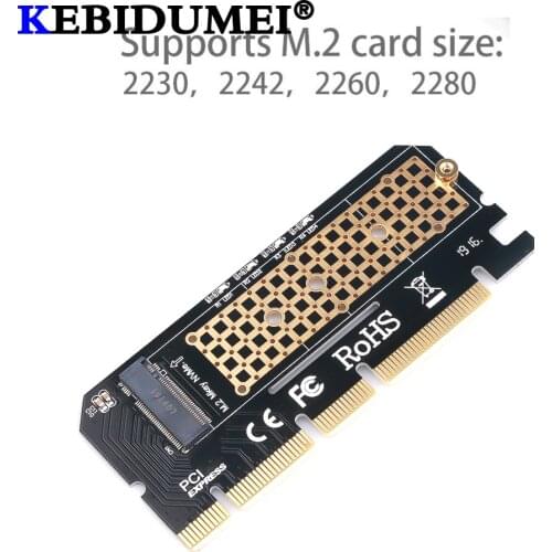 Portable LED Expansion Card Computer Adapter For PCIE To M2/M.2 Adapter/M.2 SSD PCIE Adapter M.2 NVME/M2 PCIE Aluminium Alloy