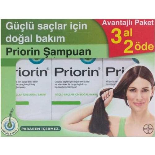 Priorin Shampoo 3 Al 2 Pay Oily Hair