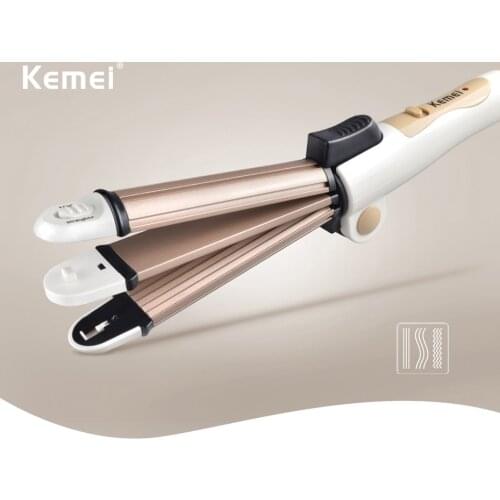 Kemei Hair Curling Iron Ceramic Electric Hair Curler Hair Curling iron big curls Fashion Hair Style Tool Home Hair Salon curlers