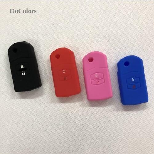 Silicone Car Key Cover Case For Mazda 2 3 5 6 Atenza Axela CX-3 CX-4 CX-5 CX7 CX9