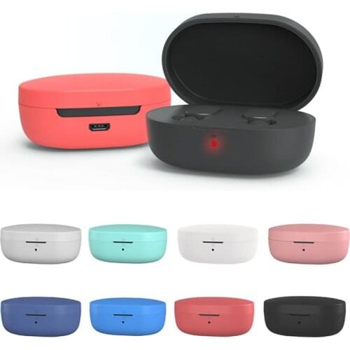 Silicone Earphone Case For Xiaomi Redmi AirDots 2 Earbuds Protective Case Cover Pouch Shell For Airdots Wireless Headphone Hot