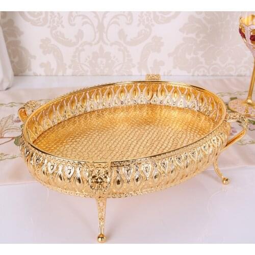 European-Style Glass Fruit Plate For Party Or Wedding Preparation Charger