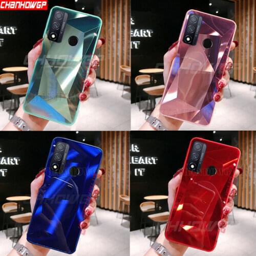 Mirror 3D Diamond Case For Huawei P40 P30 PSmart 2020 Y5 Y6 Y6S Y7 Y9 Prime Pro 2019 Honor 20S 20i 10i 10 Lite 9X 8X 8A 8S Cover