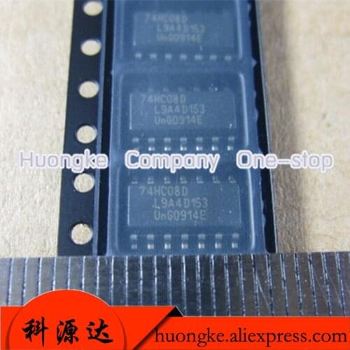 10pcs/lot New 74HC08 74HC08N SN74HC08N Logic IC DIP-14 74HC08D 74HC08 SN74HC08DR QUADRUPLE 2-INPUT POSITIVE-AND GATES IC SOP-14