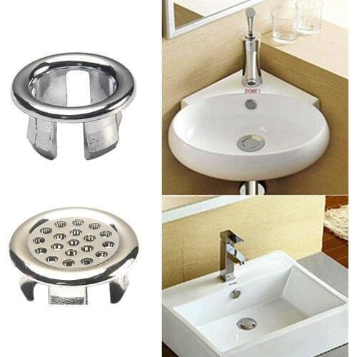 10 pcs Sink Overflow Spare Cover Trim Bathroom Ceramic Basin Bathroom Products Repair accessories Washbasin Sink Case Cover