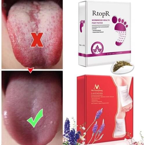 2Box Lavender Detox Foot Patches Pads Nourishing Repair Foot Patch Improve Sleep Quality Slimming Patch Loss Weigh