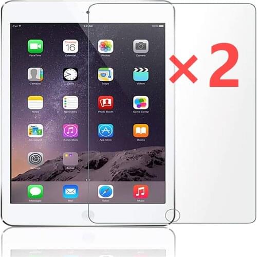 2Pcs Tablet Screen Protector for Apple IPad Pro 9.7 Inch Tempered Glass Cover HD Tempered Film Anti-Screen Anti-Scratch Breakage