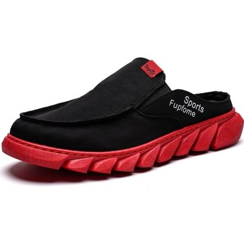 2020 Men Slippers New Casual Shoes Men Outdoor Slippers Breathable Hole Flats Slides Lightweight Man Shoes Male Sandals