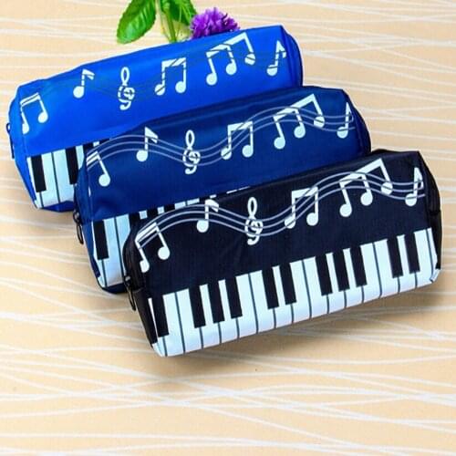 2020 Fashion Women Cosmetic Bag Music Note Printing Small Travel Portable Organizer Case Girls Make Up Storage Bag